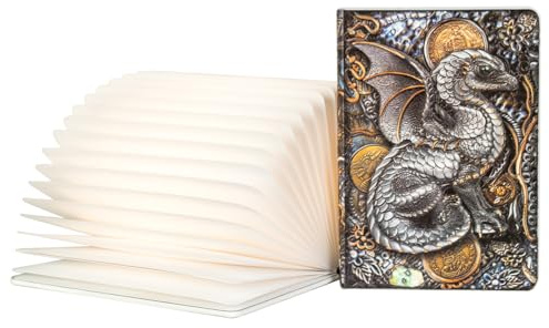 QXMGCBOK Novelty 3D Dragon Embossed Magic Book Lamp,Personalized Night Light,Sleep aid Machine,Sound Machine for Sleeping， Unique Gifts