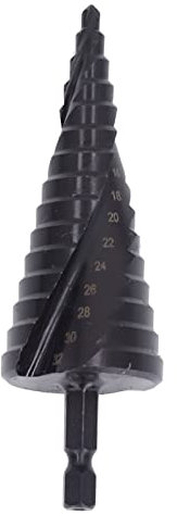 Étagers Milwaukee Étagers pour Métal Forets à Métaux pour Acier, HSS Rainure Hélicoïdale Pagode Trou Alésoir Outil à Tige Hexagonale