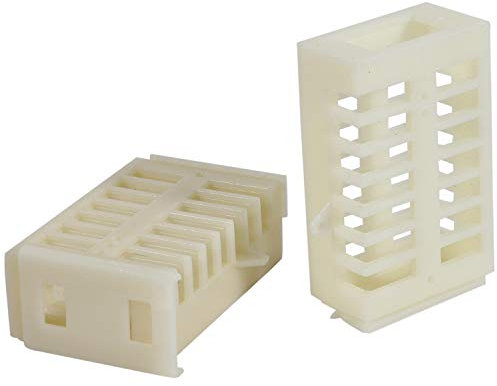 Eduuyvee 100 StüCke Abnehmbare BienenkäFig Imkerei AusrüStung Imkerbedarf Bienen KöNigin KäFig Beweglicher FäNger KäFig Multifunktions Bienen KäFig