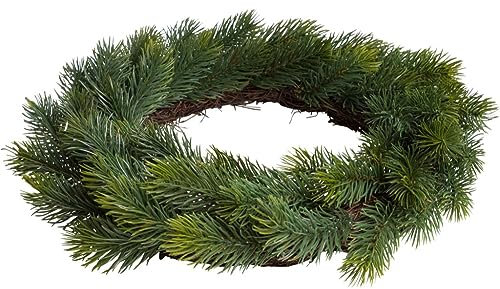 Botanic-Haus künstlicher Tannenkranz auf Reisig, Durchmesser ca. 28 cm