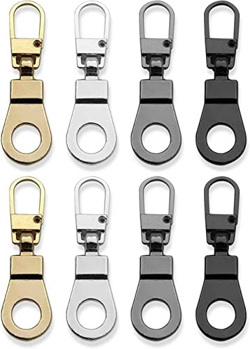 8 Stück Reissverschluss Zipper, Reissverschluss Reißverschluss Ersatz, Reißverschluss Ersatzteile, Reißverschluss Zipper Ersatz Für Kleider, Geldbörse, Gepäck, Stiefel Und Rucksäcke