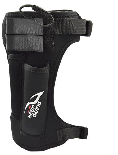 Hasaller Neoprene Leg Straps, Adjustable Scuba Diving Wrap Sheath For Hiking Rafting Boating Fishing Snorkeling(Black)