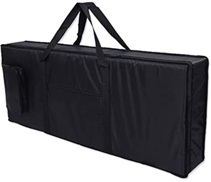 BYUTFA Elektronische Orgel Klavierabdeckung gepolstert für Koffer Keyboardtasche Instrumentenschutz tragbar stoßfest wasserdicht 61 Tasten