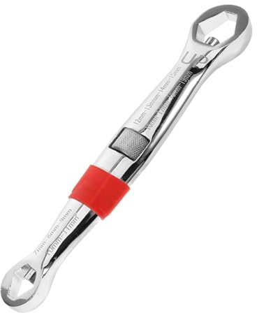 GLEAVI Llave Inglesa Pequeña Ajustable Llave Telescópica para Mantenimiento Antideslizante Herramienta De Reparaciones De Uso Diario