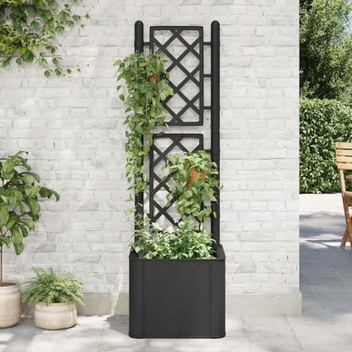 Jardín alto con enrejado sistema de riego automático, antracita, jiangboyue-313965