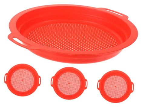 UPKOCH 4piezas De Playa para Juguete De Búsqueda De Tamices De Plástico para Arena Parque De Arenero Diversión Colador De De Conchas Herramienta para Excavar