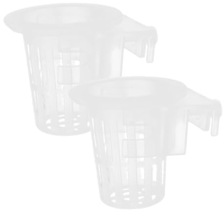 NUOBESTY 2 Stück Aquarium Pflanzenhalter Hängend Hohl Design Pflanztopf Für Wasserpflanzen Aquaponik Geeignet Dekoratives Aquarien Zubehör