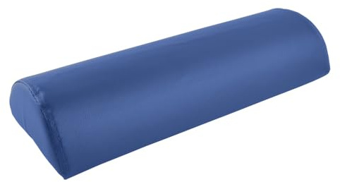 Teqler T-125804BL Cuscino di posizionamento semicilindrico, 40 x 22 x 11 cm, blu