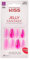 KISS Jelly Fantasy Collection, Jelly Baby, Long Length Translucent Sculpted Nails, Includes 28 False Nails, Nail Glue, Nail File, and Manicure Stick