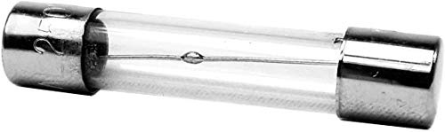 Fusible Temporisé 6x30mm en Verre - Fusion Lente - 250V - 0,5A à 20A / 1-2 - 5-10 ou 20 pièces (2A, Lot de 5 Pièces)