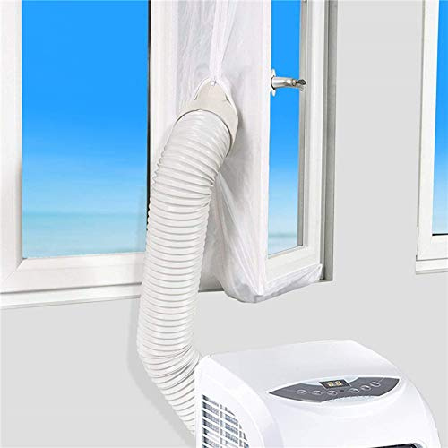 Sello de Ventana para Aire Acondicionado, Cubierta Aislante para Ventanas para Aparatos de Aire Acondicionado Portátiles y Secadoras, Fácil de Instalar, 300CM