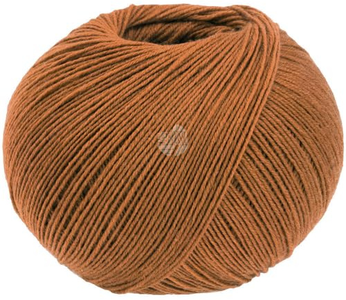 LANA GROSSA Cool Wool 4 Socks | Merino-Sockengarn aus mehrfach verzwirnten Einzelfäden | Handstrickgarne aus 75% Schurwolle (Merino extrafein) | 100g Wolle zum Stricken & Häkeln | 420m Garn FB 7712