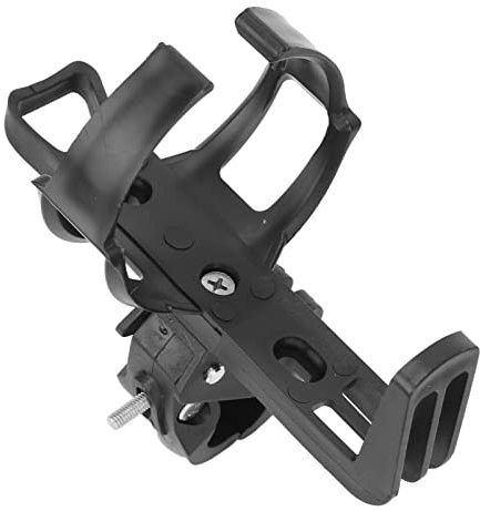 BigKing Bike Water Bottle Holder, Universal Cup Holder 90 Degree Rotatable Quick Release Bike Water Bottle Holder for Stroller Scooter Carts Motorcycles
