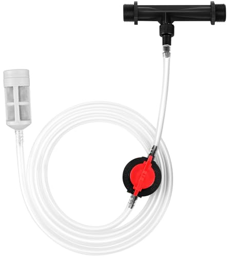 DOITOOL Inyector de fertilizante de 3/4 pulgadas para riego por goteo, mezclador de fertilizantes Venturi, dispositivo de filtro de tubo, suministros de sistema de riego por goteo