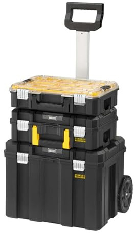 Stanley FMST1-71970 FatMax Pro-Stack Mobile Aufbewahrungsbox 3 in 1 schwarz, 27510361