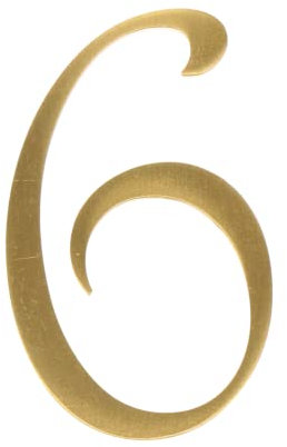 OFFSCH Letrero De Cobre Placa Moderna Número De Casa Para Puerta De Hotel Identificación De Dirección Pasillo