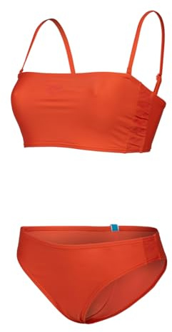 ARENA Women's Team Stripe Bikini Bandeau tvådelad dam