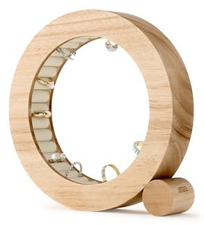 Umbra Ferris Schmuck Organizer, Ringhalter aus Holz, Natur, Naturel