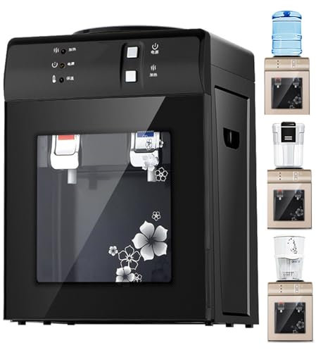 Dispensador De Agua FríA Y Caliente EléCtrico, Dispensador De Agua De Carga Superior, Enfriador De Agua Embotellada, MáQuina De Agua EléCtrica De Escritorio Para Dormitorio De Oficina En Casa,B