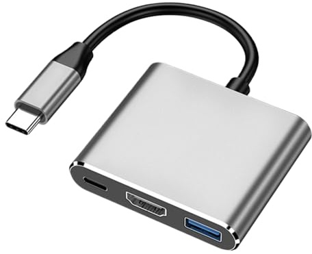 Hub usb types-c - Adattatore multiporta, adattatore Type-C a hdmii | Hub USB hdmii femmina a maschio tipo C, display espanso 3 porte Docking station 4K Trasferimento dati 5 Gbps Pd 100 W Ricarica per