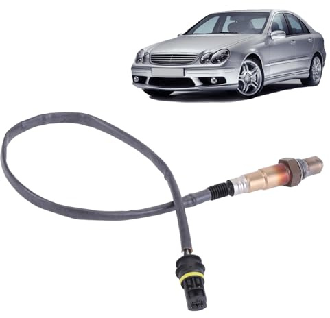 0015404717 Lambdasonde Nach Kat für Mercedes C-Klasse W203 C180 CL203 C200 S203 15404717 Lambdasonde Diagnosesonde Nach Katalysator Sauerstoffsensor Sauerstoff Sonde 4-Polige A0015404717