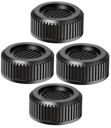 Housoutil 4pcs Automatic Washing Machine Anti Vibration Pads Non-slip Shockproof Foot Mats Elevated Stable Base for Washer Dryer Appliances