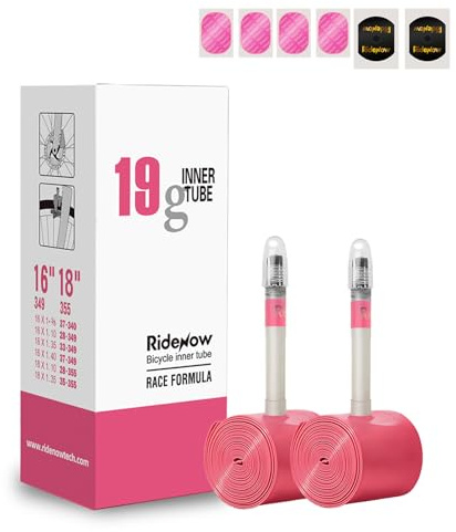 RideNow 19g Faltrad Schlauch TPU Fahrradschlauch 346-355mm/16/18 x1.1-1.4