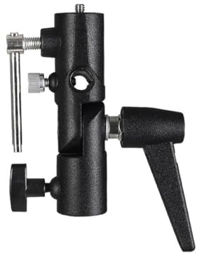Homoyoyo Soporte Profesional H Tipo para Paraguas con Zapata Giratoria Soporte Metálico Resistente para Flash y Trípode de Fotografía