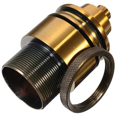 TOBBOMEY Support de Lampe Vintage en Aluminium Robuste, Résistant la Déformation, Style Industriel Rétro pour Espace Repas et Décoration Intérieure