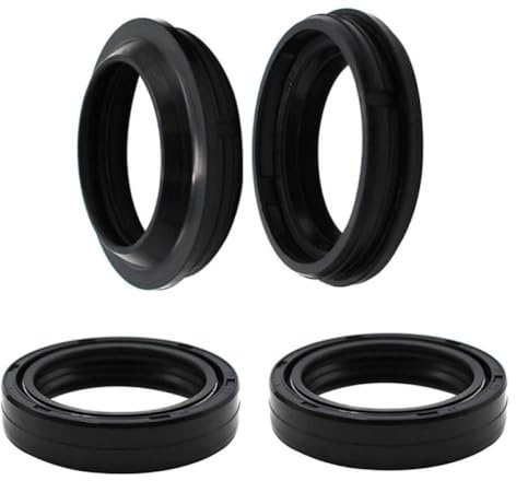 Parapolvere olio ammortizzatore forcella 41 53 8 41x53x8 compatibile con ZX1000 10 GPZ ZX600 6R ZX750 7 ZX900(Dust Oil Seal)