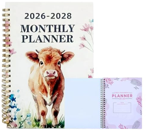 Agenda giornaliera per scrivania, carta con pagine lisce, calendario mensile con uso per insegnanti, organizer per studenti per bambini con funzione universitaria, ufficio, casa, lavoro