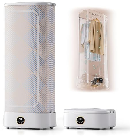Steam Closet För Kläder Med Automatic Ironing Machine for Home, Vertikal Klädångare Hopfällbar För Enkel Textilvård
