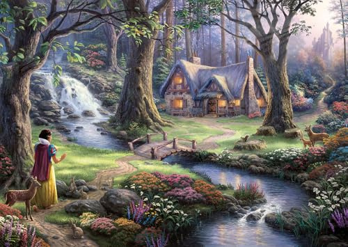 Schmidt Spiele 59485 Thomas Kinkade, Disney Schneewittchen, 1000 Teile Puzzle