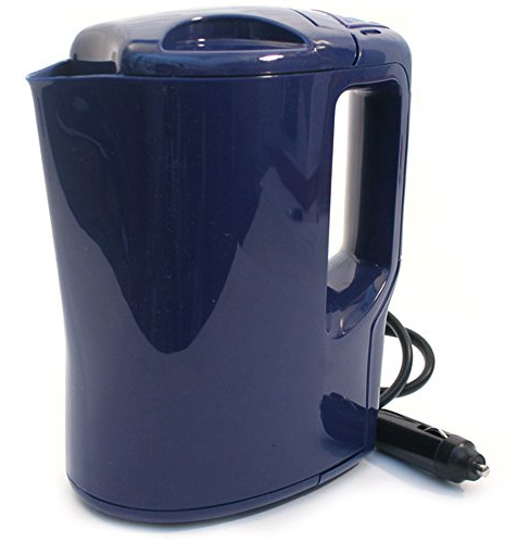 1 Litre 12v Plug in Portable Electric Kettle (Blue)