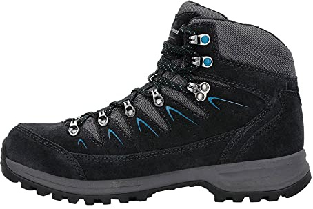 Berghaus Women's Explorer Trek Gore-Tex Walking Boots | Waterproof | Breathable | Vibram Rubber Sole, Navy/Grey, 4