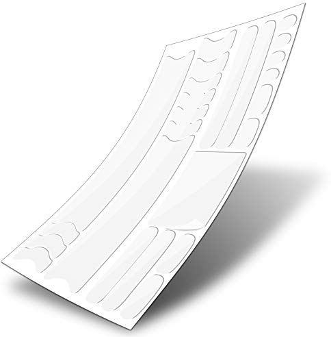 AlphaShield 21 Teiliges Transparent Lackschutzfolie Set Ketten Streben Rahmenschutz Fahrrad