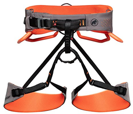 Mammut Damen Comfort Fast Adjust Klettergurt. shark-safety orange. M