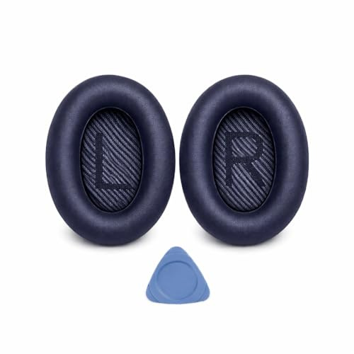 YOCOWOCO Ersatz-Ohrpolster für Bose QC35 und QC35 II | Ersatz Ohrpolster Mit weichem Protein Leder, Memory Foam, Ohrpolster Ohrkissen für Bose QC 35/35II Kopfhörer