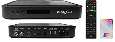 Pack HD Récepteur Satellite Q60 + Carte Smartcard 4K Ultra HD