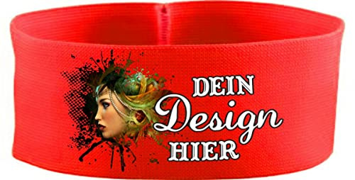 Kleiner Fratz gummielastische Armbinde 5 cm personalisiert mit deinem Wunschtext oder Logo