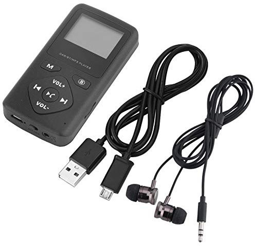 Elprico Tragbares Radio -Radio, DAB DAB+ Taschenradio mit LCD-Bildschirm, Bluetooth-MP3-Player mit Kopfhörer Zum Gehen, Joggen