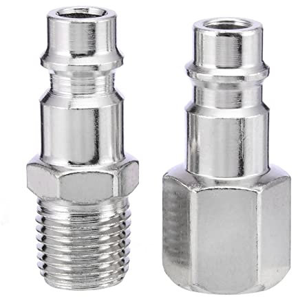 5er-Pack Druckluftschlauch-Kompressor-Anschluss-Schnellkupplungs-Set, männlich/weiblich, 1/4 Zoll Gewinde for Hardware-Armaturen