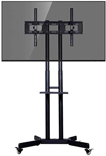 CAZARU Soporte de TV Independiente Hoteles Bares Gimnasios Soporte de TV con Ruedas para televisores de Plasma/LCD/LED OLED, 32 Pulgadas / 42 Pulgadas / 50 Pulgadas / 60 Pulgadas