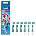 ORAL-B - Kids Mickey – Ersatz-Zahnbürstenkopf (6 Stück)