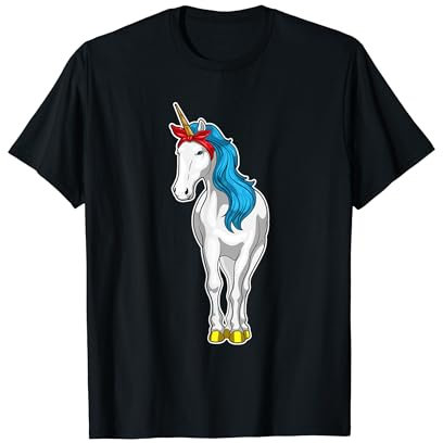 Einhorn Haarschleife T-Shirt