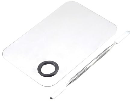 DOITOOL Nail Manicure Tool Lady Stainless Steel Cosmetic Makeup Palette Stirrers