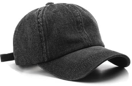 YAMEE Casquette de Baseball Denim pour Femmes,Chapeau de Baseball Réglable,Chapeau Sport Unisexe Eté,Running Cap Breathable Dames pour Golf Cyclisme Randonnée