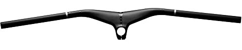 QAINKUN Fahrradlenker Integriert Mtb Lenker Carbon steigt 800mm -7 Grad Ud. Mattes Fahrrad. Xc Ein-förmiges flaches Stammrad Lenker Fahrrad(Color:HB-2000-75MM)