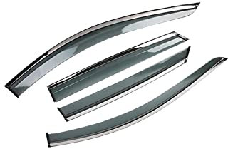 Auto Windabweiser Auto 4 STÜCKE Für Skoda Für Yeti 5L 2009~2017 Auto Seitenfenster Visiere Deflektoren Sonnenblende Weathershields Deflector Regenschutz