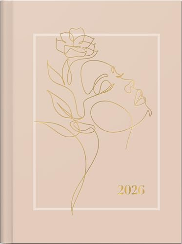 rido/idé Taschenkalender Premium Young Line Mini 2026 „One Line“ | A6, Papier